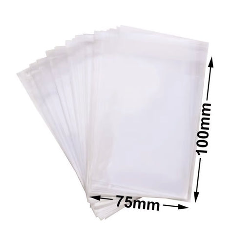 Cello Bags 75 x 100mm - 100 pack