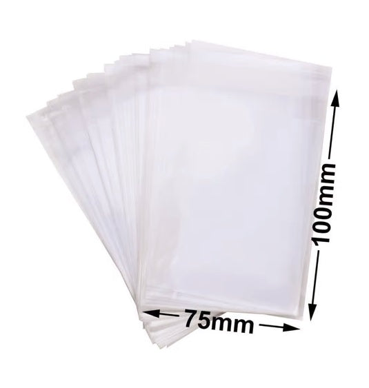 Cello Bags 75 x 100mm - 100 pack