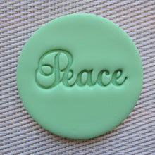 Load image into Gallery viewer, PEACE Fondant Embosser / Cookie Stamp