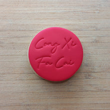 Load image into Gallery viewer, CONG XI FA CAI Chinese New Year Fondant Embosser Cookie Stamp (style 2)