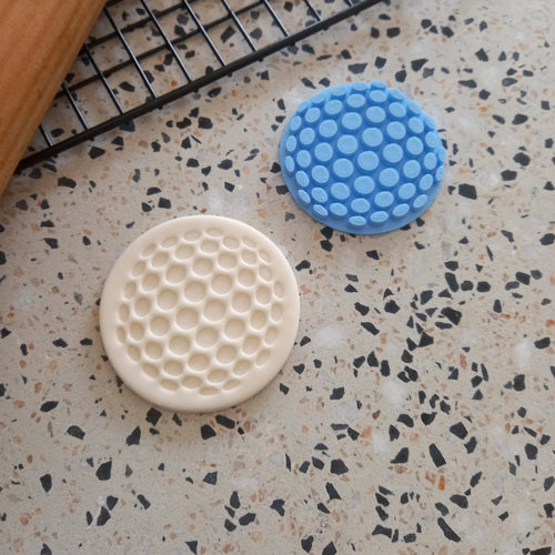 Golf Ball Fondant Embosser / Cookie Stamp