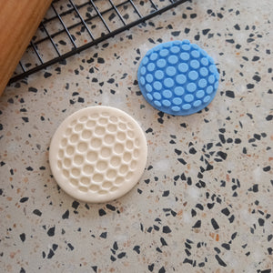 Golf Ball Fondant Embosser / Cookie Stamp