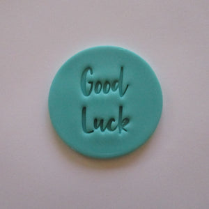 Good Luck Fondant Embosser / Cookie Stamp